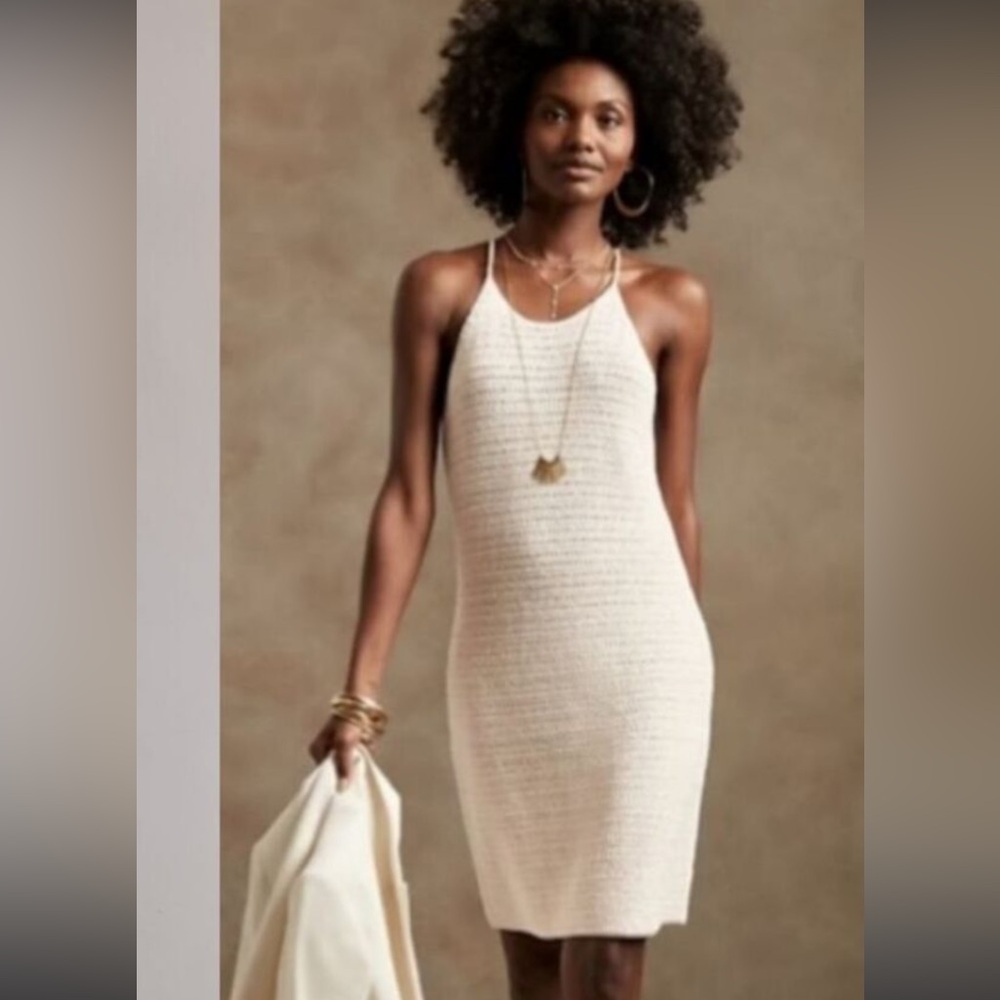 Banana Republic Crochet Dress Small USED